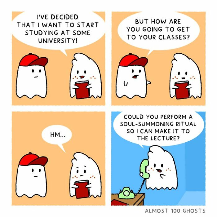 “Almost 100 Ghosts”: 24 New Comics Showing What Ghosts Do When We’re Not Looking