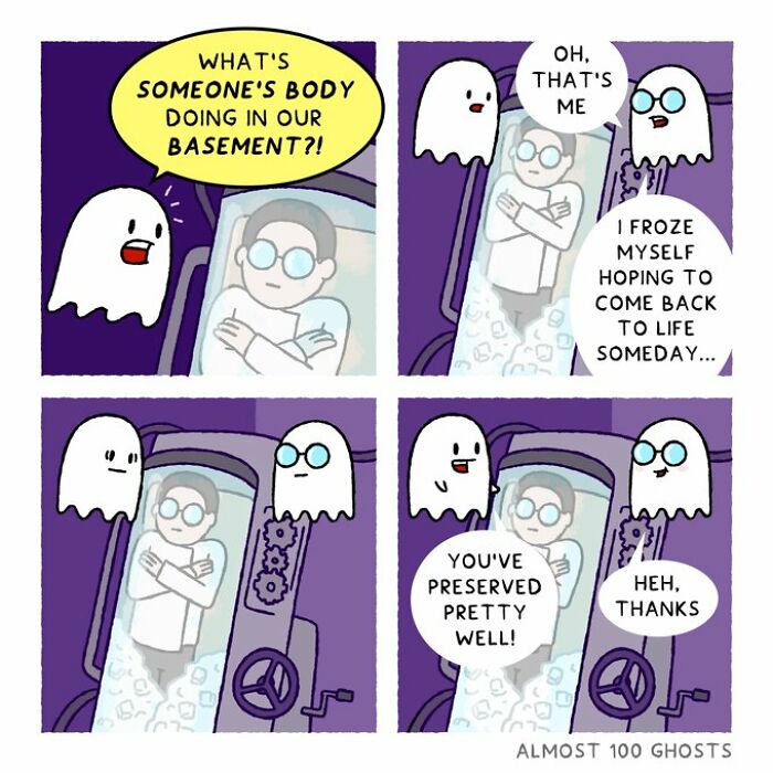 “Almost 100 Ghosts”: 24 New Comics Showing What Ghosts Do When We’re Not Looking