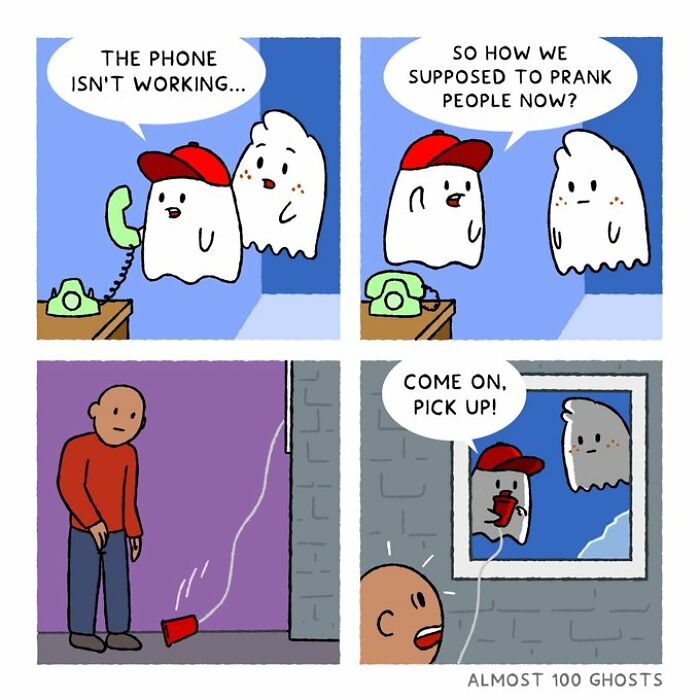 “Almost 100 Ghosts”: 24 New Comics Showing What Ghosts Do When We’re Not Looking