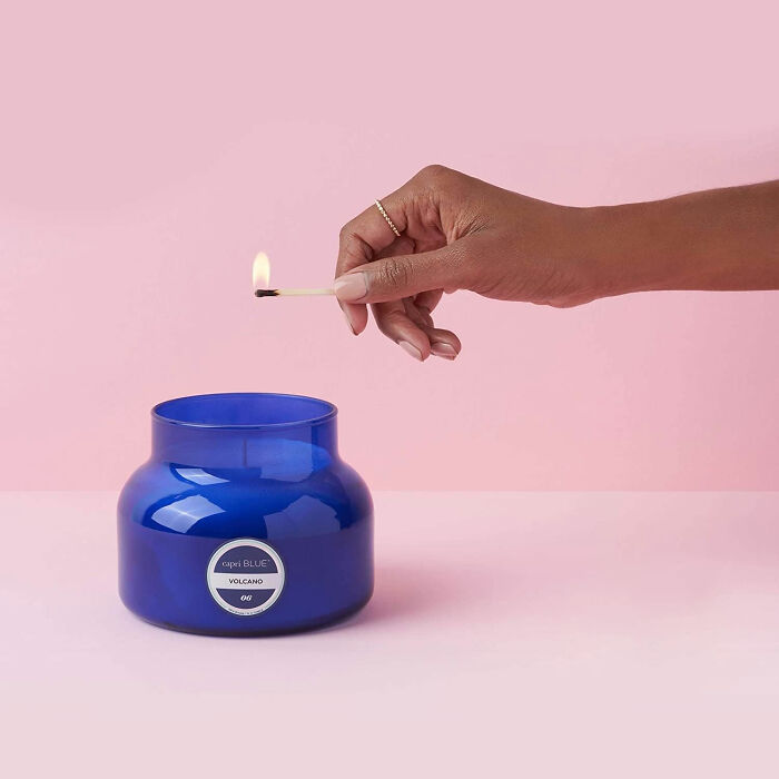 Set The Mood With Capri Blue Volcano: The Large Soy Candle Of Your Dreams!