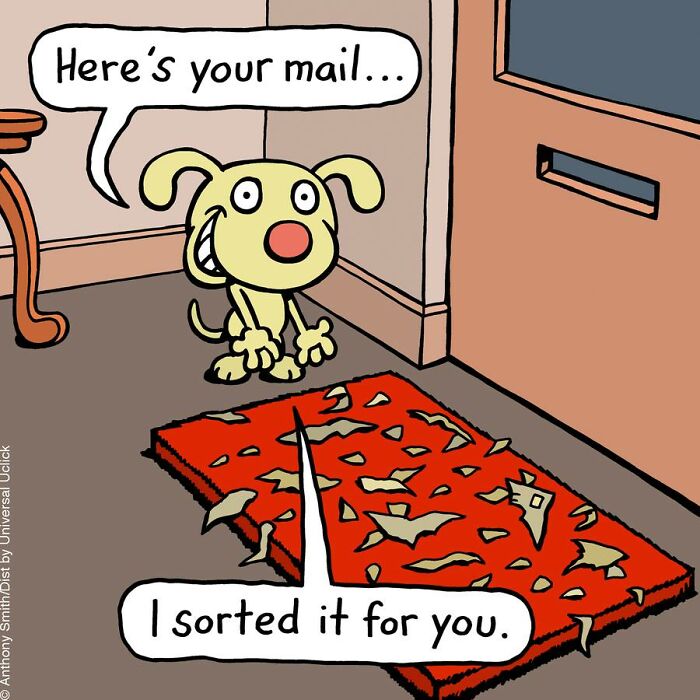 Have Fun With The Adventures Of "Cattitude Ans Doggonit", Where A Blue Cat And A Yellow Dog Are The Protagonists