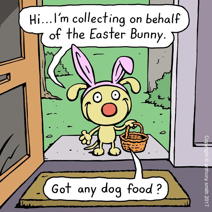 Have Fun With The Adventures Of "Cattitude Ans Doggonit", Where A Blue Cat And A Yellow Dog Are The Protagonists