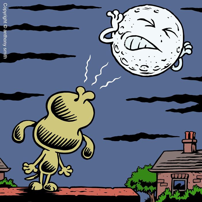 Have Fun With The Adventures Of "Cattitude Ans Doggonit", Where A Blue Cat And A Yellow Dog Are The Protagonists