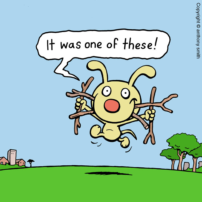 Have Fun With The Adventures Of "Cattitude Ans Doggonit", Where A Blue Cat And A Yellow Dog Are The Protagonists