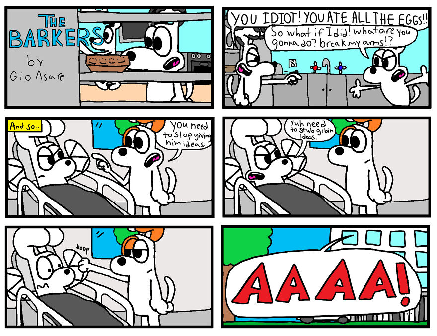 I Made 25 Comics About These 4 Dogs In Random Situations