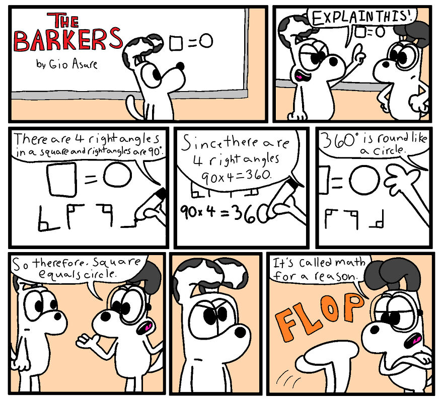 I Made 25 Comics About These 4 Dogs In Random Situations