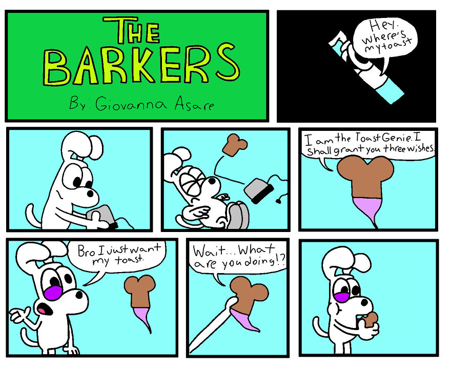 I Made 25 Comics About These 4 Dogs In Random Situations