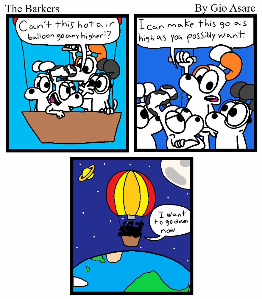 I Made 25 Comics About These 4 Dogs In Random Situations