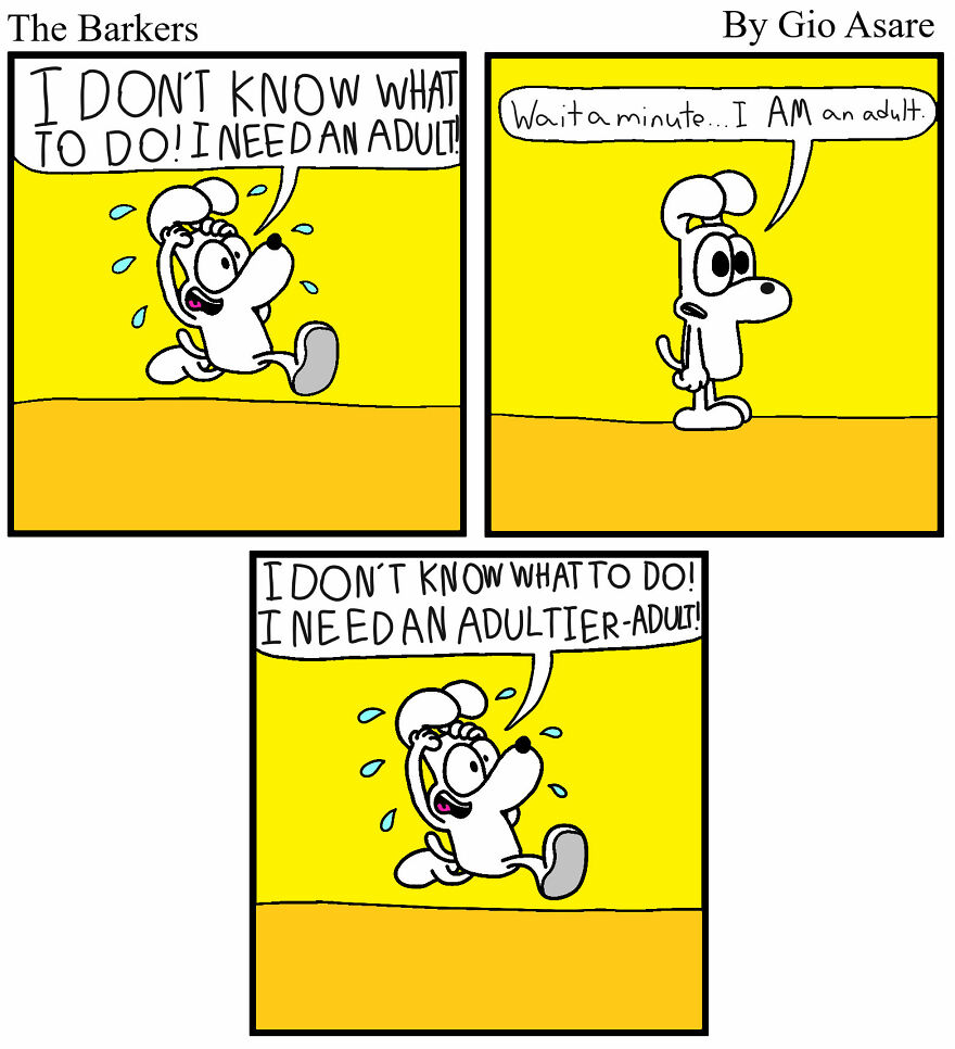 I Made 25 Comics About These 4 Dogs In Random Situations