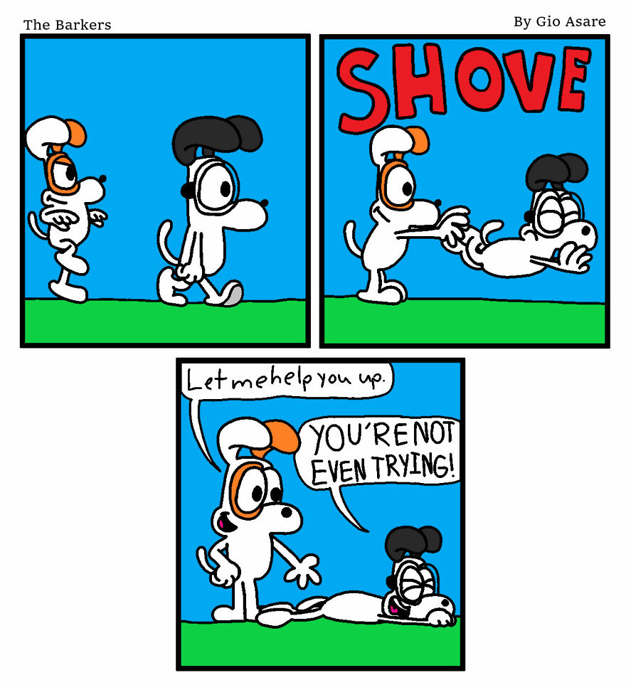 I Made 25 Comics About These 4 Dogs In Random Situations