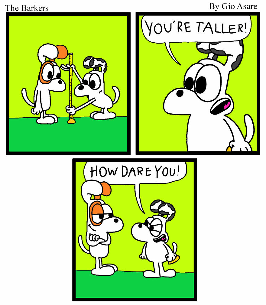 I Made 25 Comics About These 4 Dogs In Random Situations