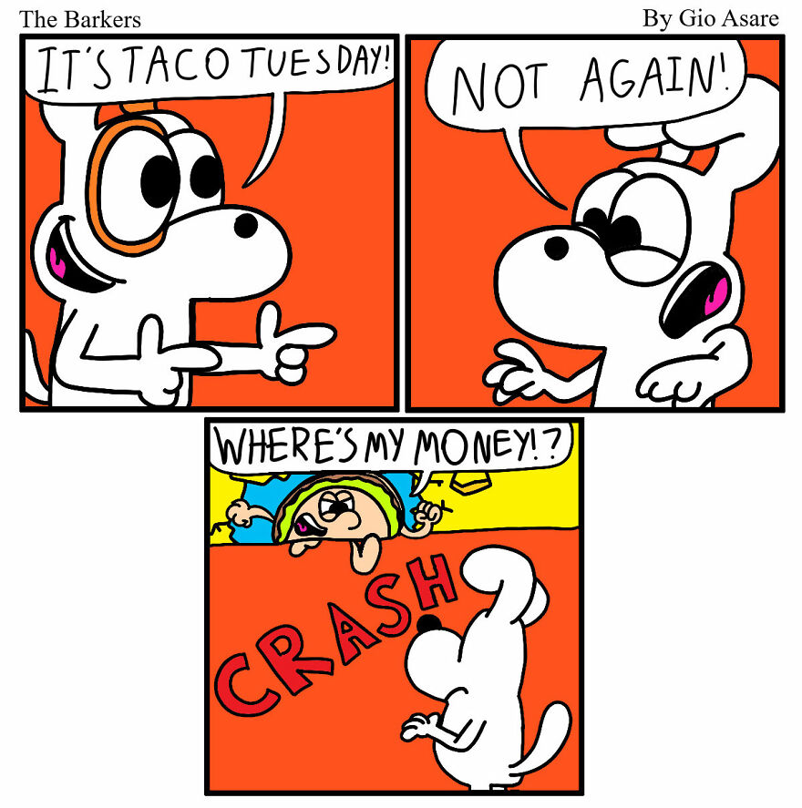 I Made 25 Comics About These 4 Dogs In Random Situations