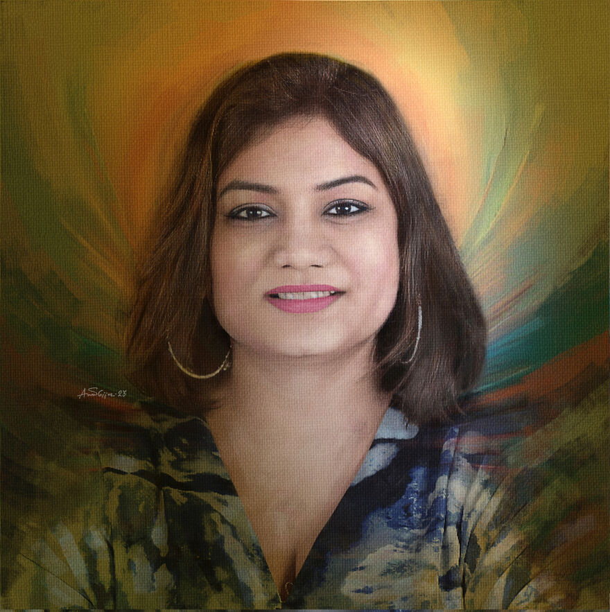 I Turn Your Favorite Photos Into Digital Portraits In A Canvas Painting Style (17 Pics)