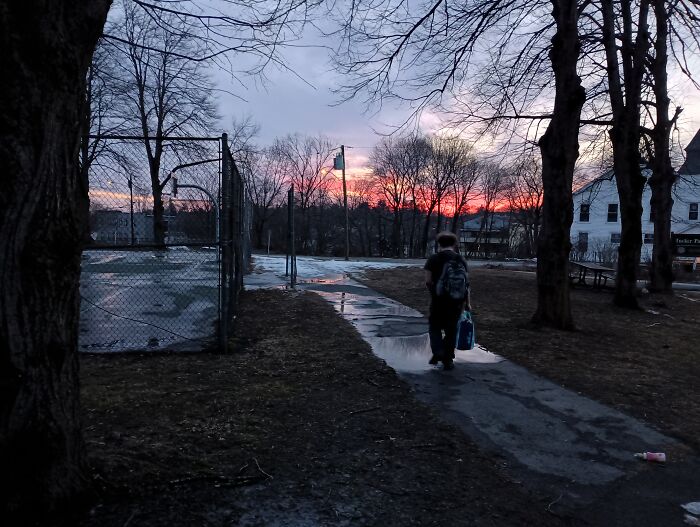 Dusk In The Springtime. Massachusetts, USA