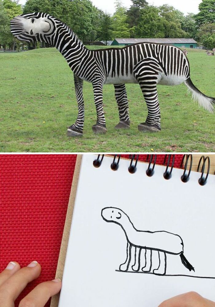 If Kids' Drawings Were Real (31 Pics)