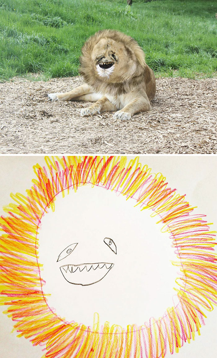 If Kids' Drawings Were Real (31 Pics)