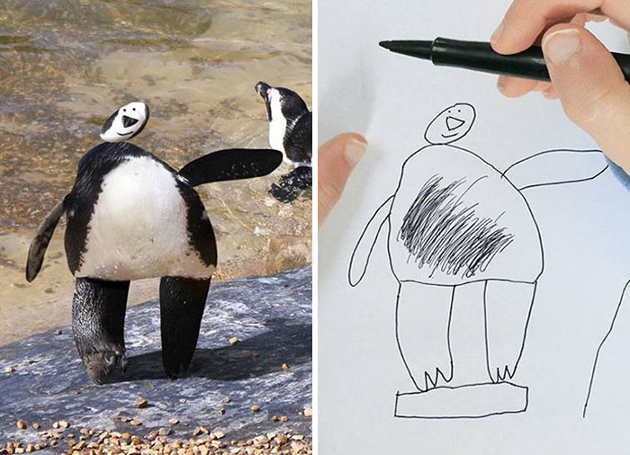 If Kids' Drawings Were Real (31 Pics)