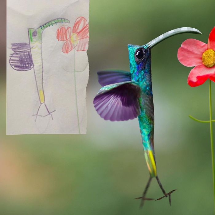 If Kids' Drawings Were Real (31 Pics)