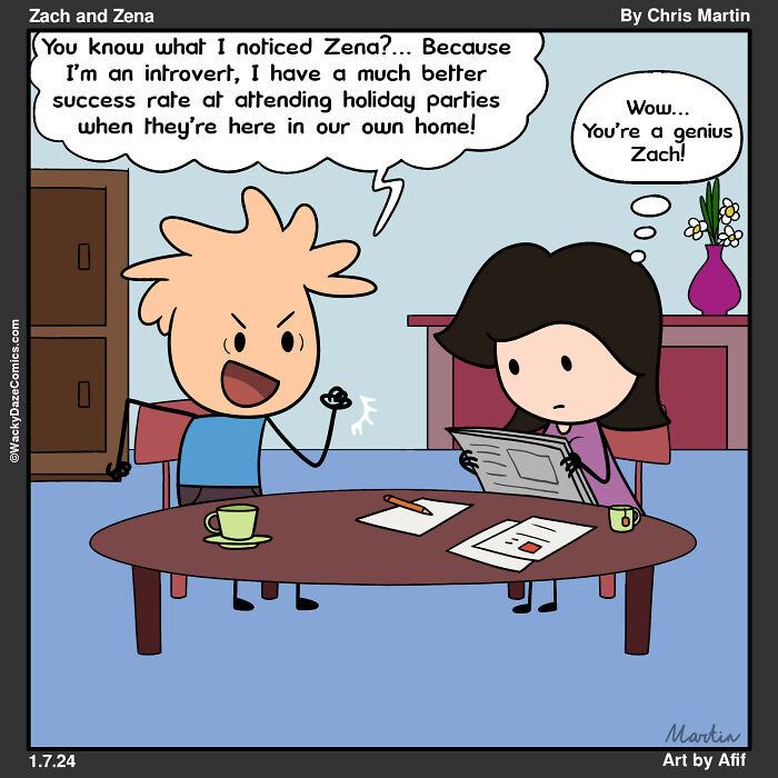 Introducing My "Zach And Zena" Cartoons