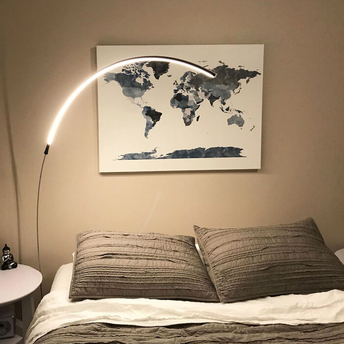  Arc Floor Lamp - A Bright, Contemporary Standing Lamp - Great For Reading, Working, And More!