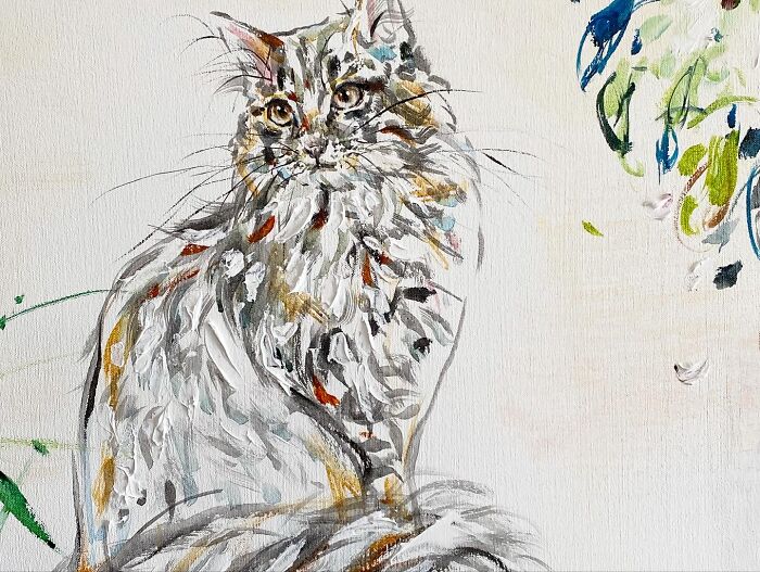 The Largest Cat Painting In The World Is Getting Even Bigger (14 Pics)