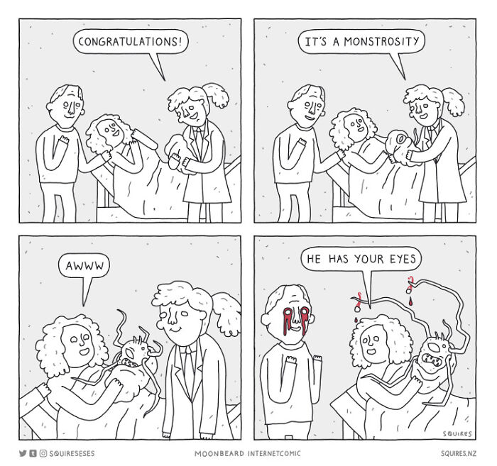 Laugh Out Loud With Squireses' Quirky Comics