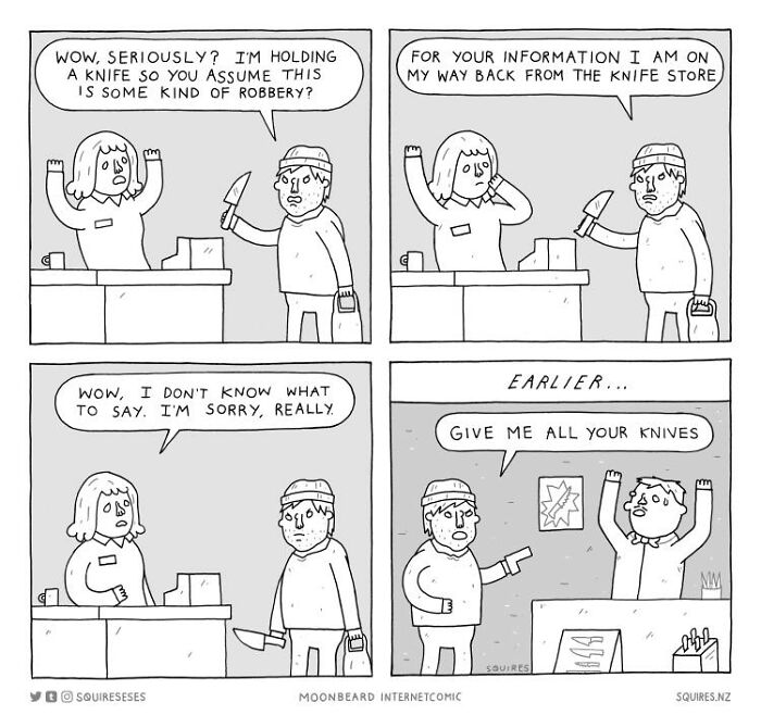 Laugh Out Loud With Squireses' Quirky Comics