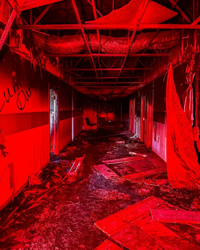 The Abandoned School Hallway