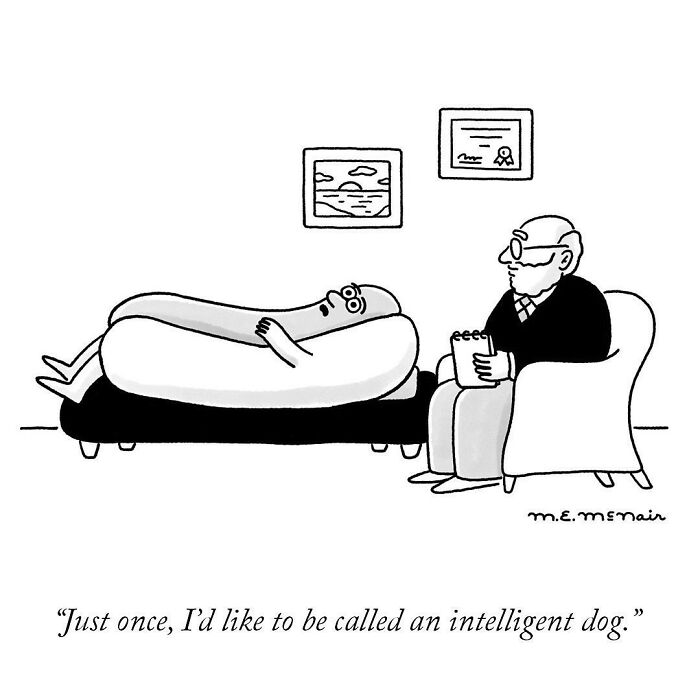 Elisabeth Mcnair's Humorous Single-Panel Comic