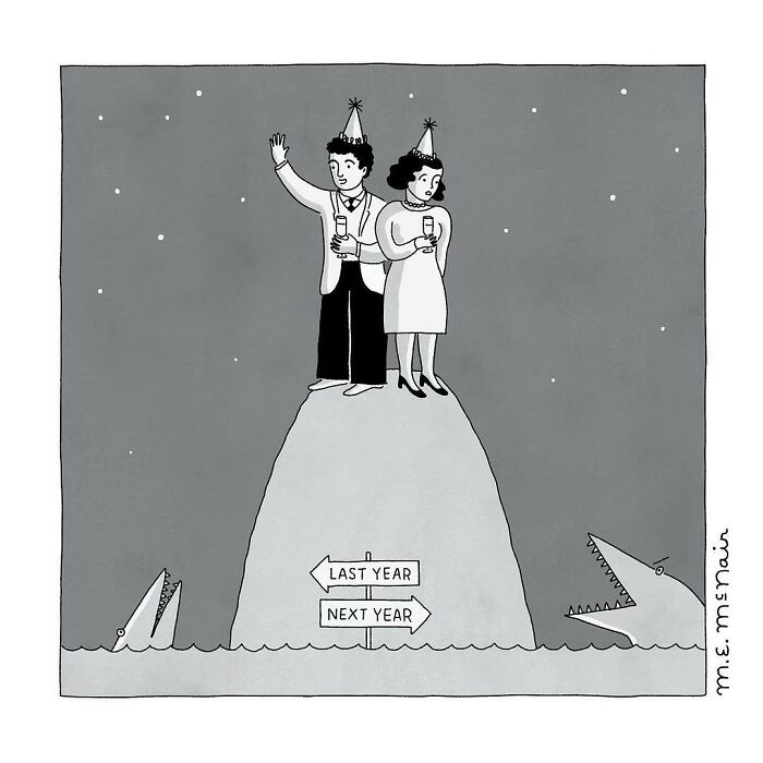 Elisabeth Mcnair's Humorous Single-Panel Comic