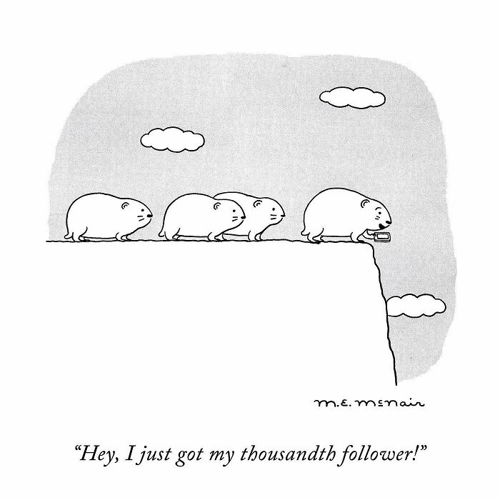 Elisabeth Mcnair's Humorous Single-Panel Comic