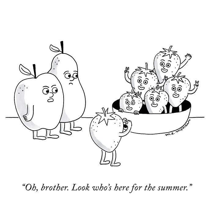 Elisabeth Mcnair's Humorous Single-Panel Comic