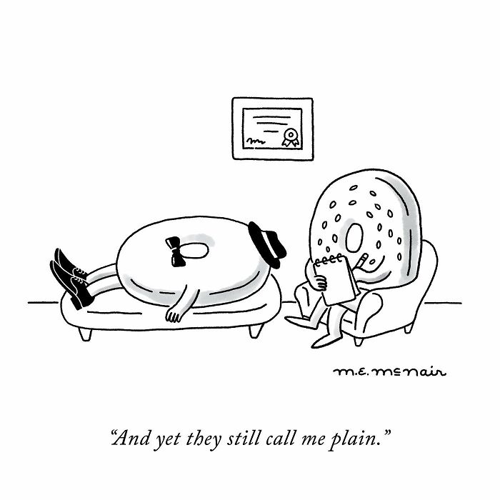 Elisabeth Mcnair's Humorous Single-Panel Comic