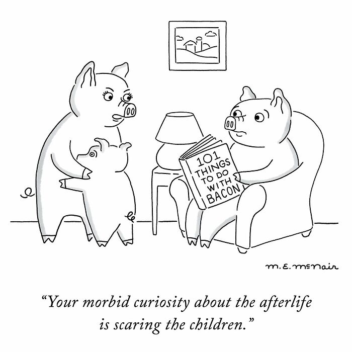 Elisabeth Mcnair's Humorous Single-Panel Comic