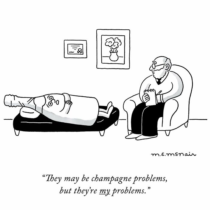 Elisabeth Mcnair's Humorous Single-Panel Comic