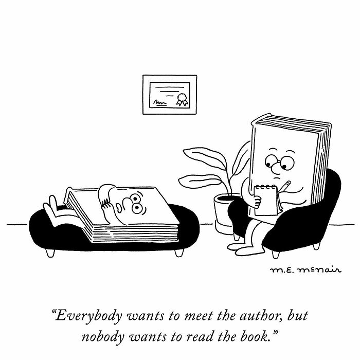 Elisabeth Mcnair's Humorous Single-Panel Comic