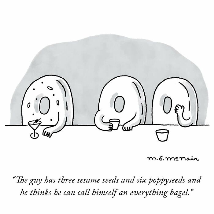 Elisabeth Mcnair's Humorous Single-Panel Comic