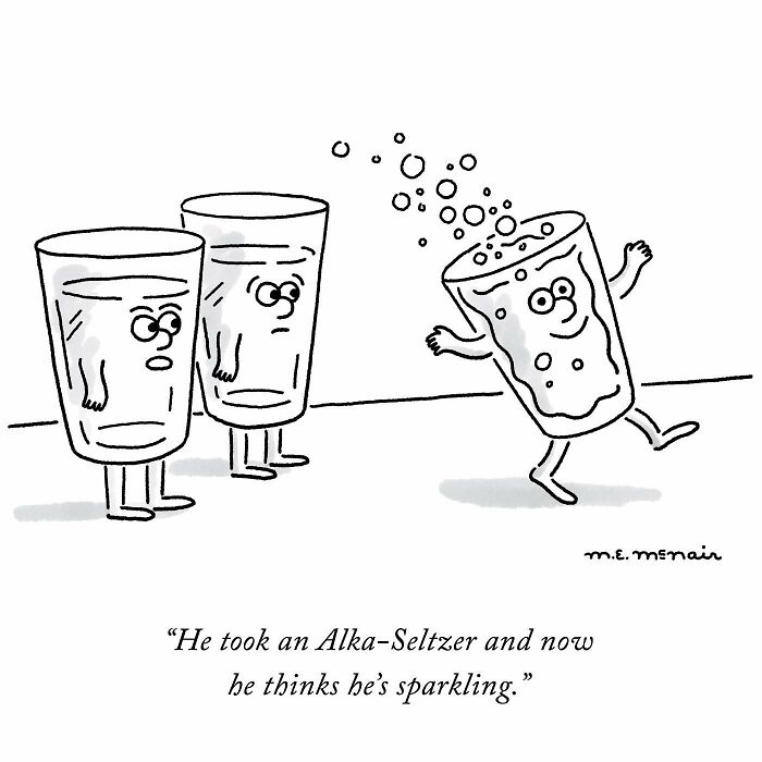 Elisabeth Mcnair's Humorous Single-Panel Comic