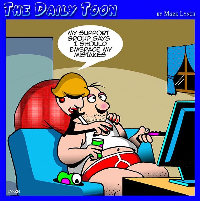 Meet Mark Lynch's Fun Single-Panel Comics