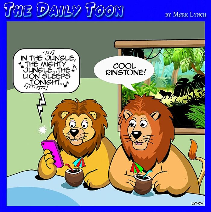 Meet Mark Lynch's Fun Single-Panel Comics