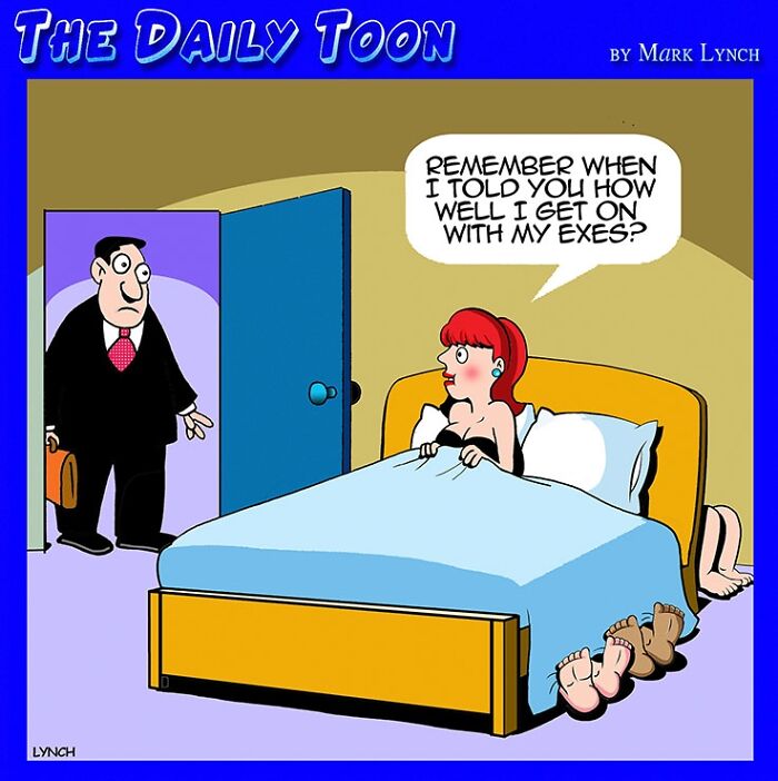 Meet Mark Lynch's Fun Single-Panel Comics