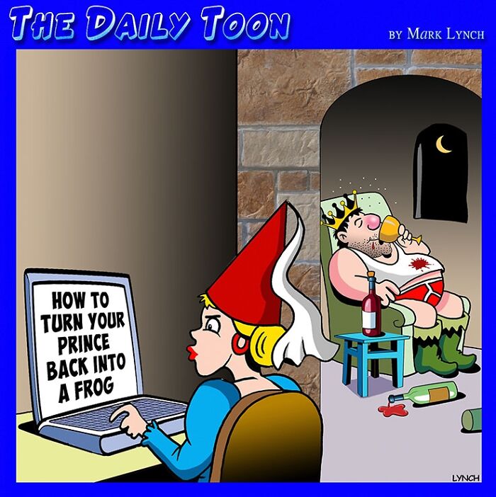 Meet Mark Lynch's Fun Single-Panel Comics