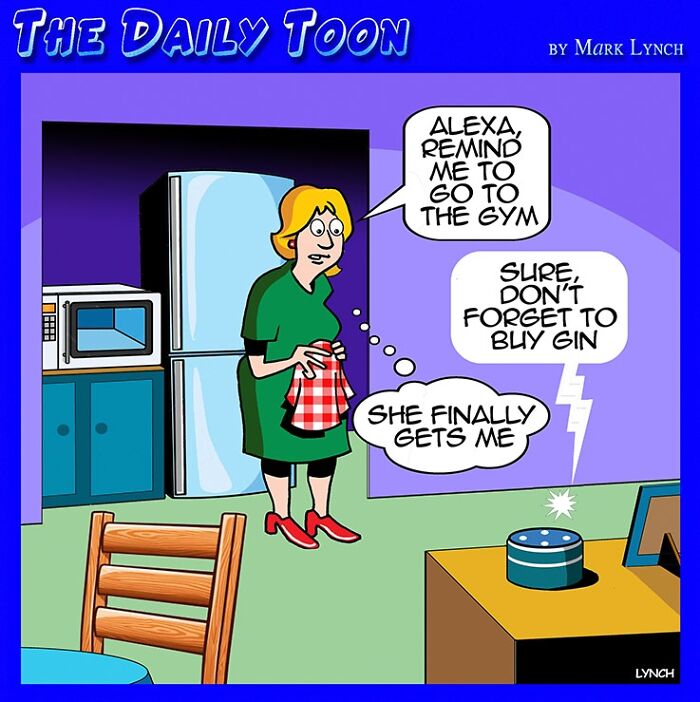 Meet Mark Lynch's Fun Single-Panel Comics