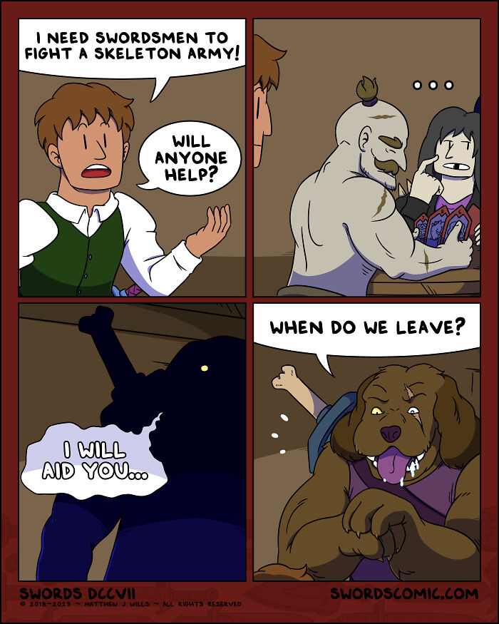 My Fantasy Webcomic All About Swords Turned 6 Years Old