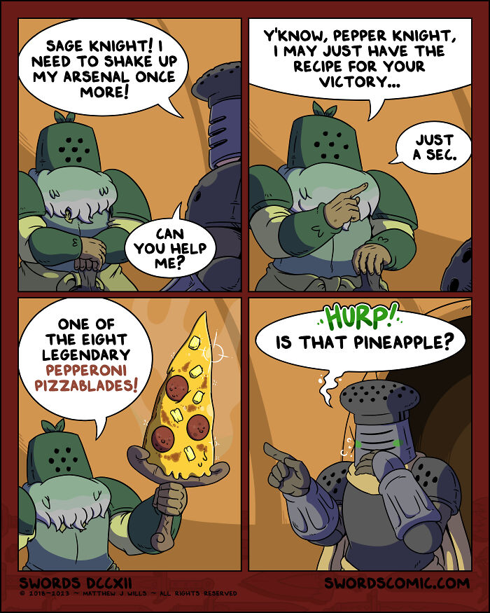 My Fantasy Webcomic All About Swords Turned 6 Years Old