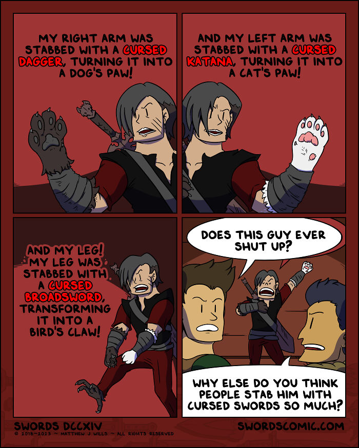 My Fantasy Webcomic All About Swords Turned 6 Years Old