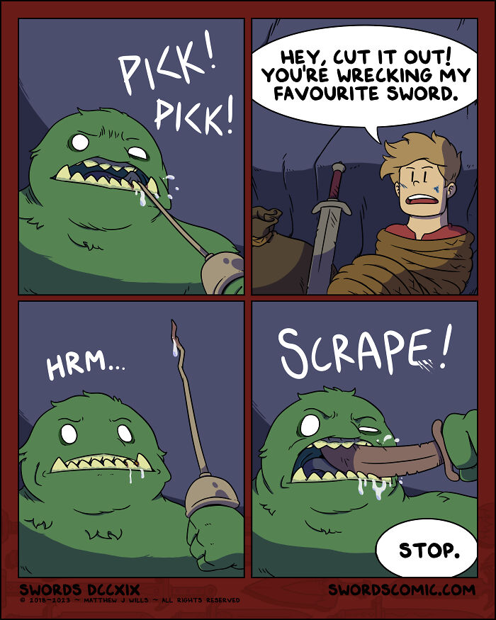 My Fantasy Webcomic All About Swords Turned 6 Years Old