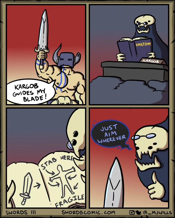 My Fantasy Webcomic All About Swords Turned 6 Years Old