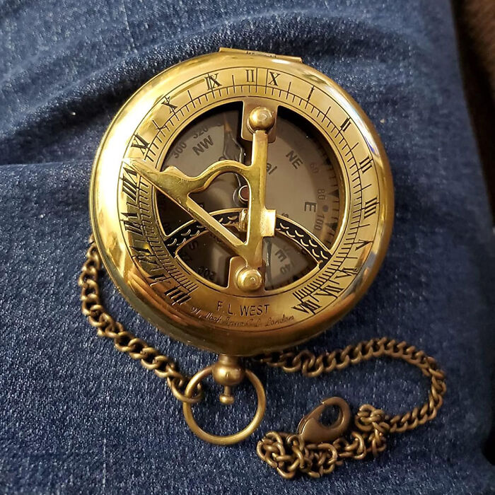Unleash Your Wanderlust Spirit With This Unique Handmade Push Open Compass 