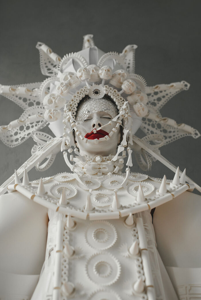 I Created A Paper Costume Inspired By War